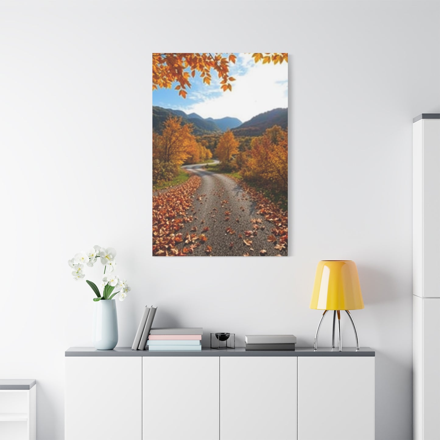 Crimson Canopy Elegance Wall Art & Canvas Print