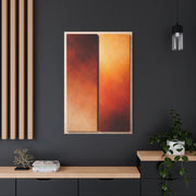Golden Hour Diptych Color Field Wall Art & Canvas Print