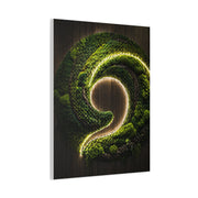 Moss Innovation Spiral Biophilic Wall Art & Canvas Print