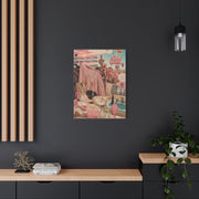 Coquette Cowgirl Desert Postcard Collage Wall Art & Canvas Print