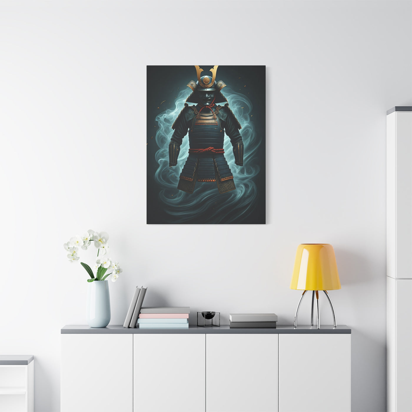 Spirit-Bound Samurai Armor Wall Art & Canvas Prints
