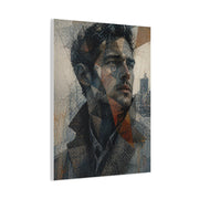 Fragmented Modern Male Portrait Wall Art & Canvas Print