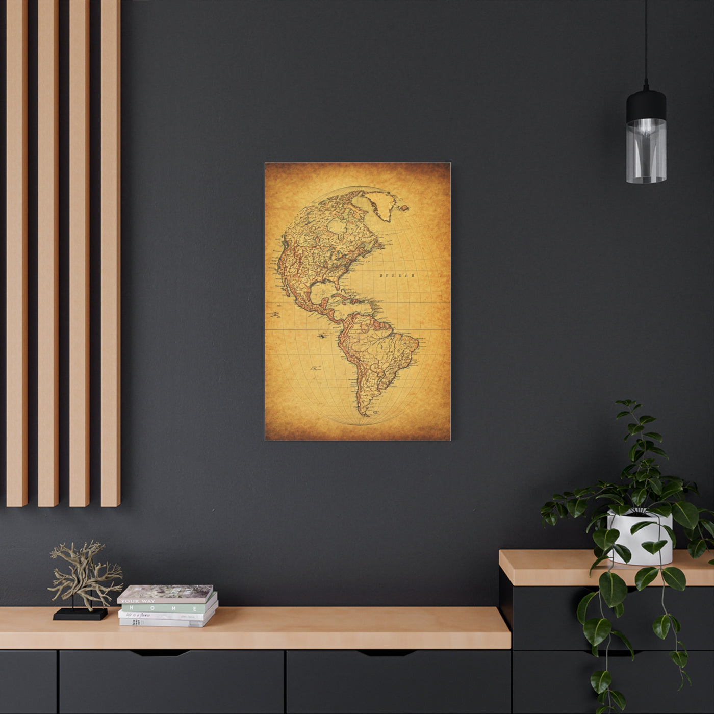 Nautical Ship Map Antique Wall Art & Canvas Prints