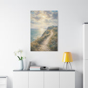 Psalm 27 Coastal Light Scripture Wall Art & Canvas Print
