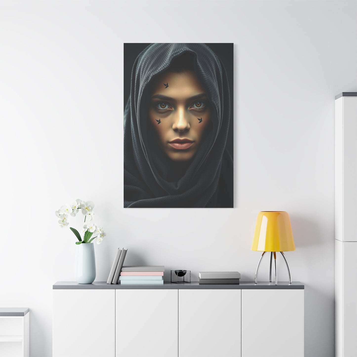 Supreme Black & Beige Art Beautiful Collection Wall Art & Canvas Print