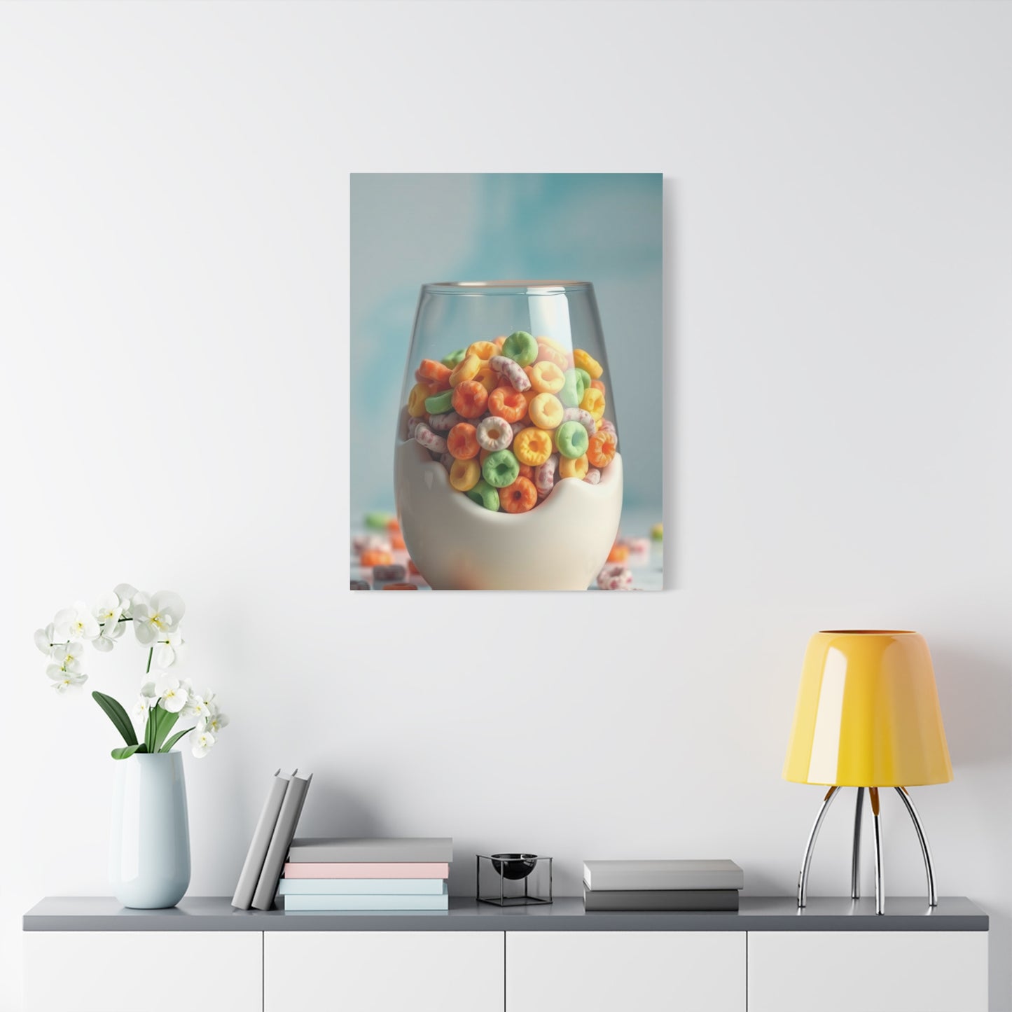 Opulent Cereal Symphony Canvas Wall Art & Canvas Print