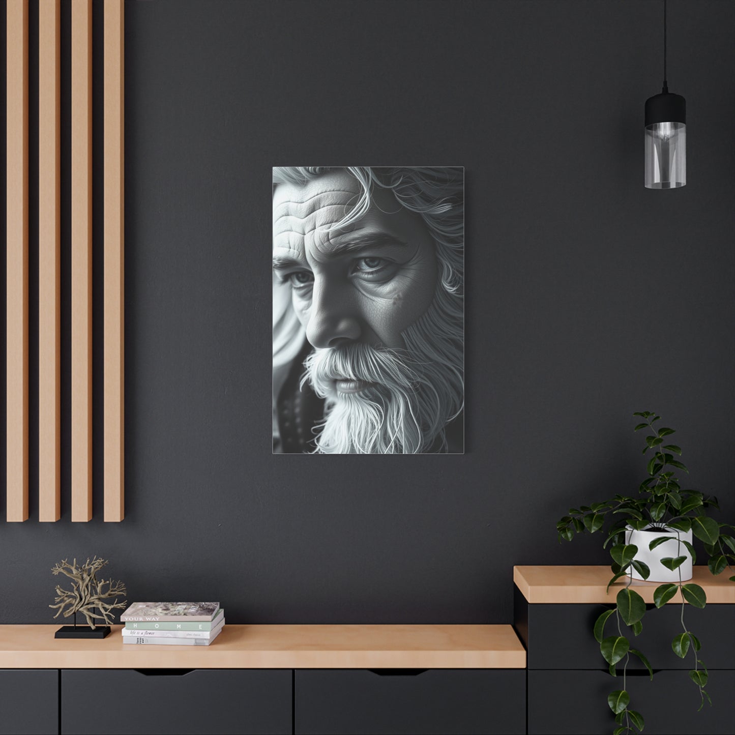 Gray & White Art Supreme Canvas Gallery Wall Art & Canvas Print