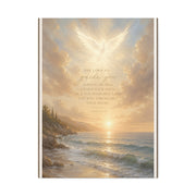 Isaiah Coastal Dove Scripture Wall Art & Canvas Print