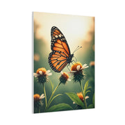 Monarch Butterfly On Wildflower Bloom Wall Art & Canvas Prints
