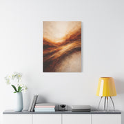 Golden Motion Energy Abstract Wall Art & Canvas Print