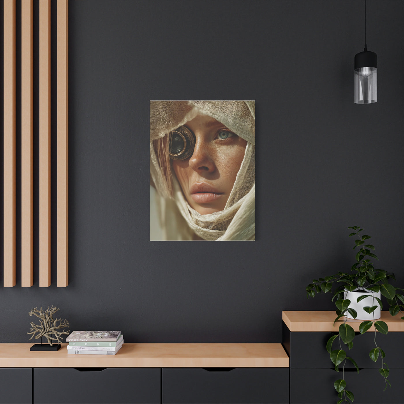 Veiled Lens Surreal Portrait Wall Art & Canvas Print