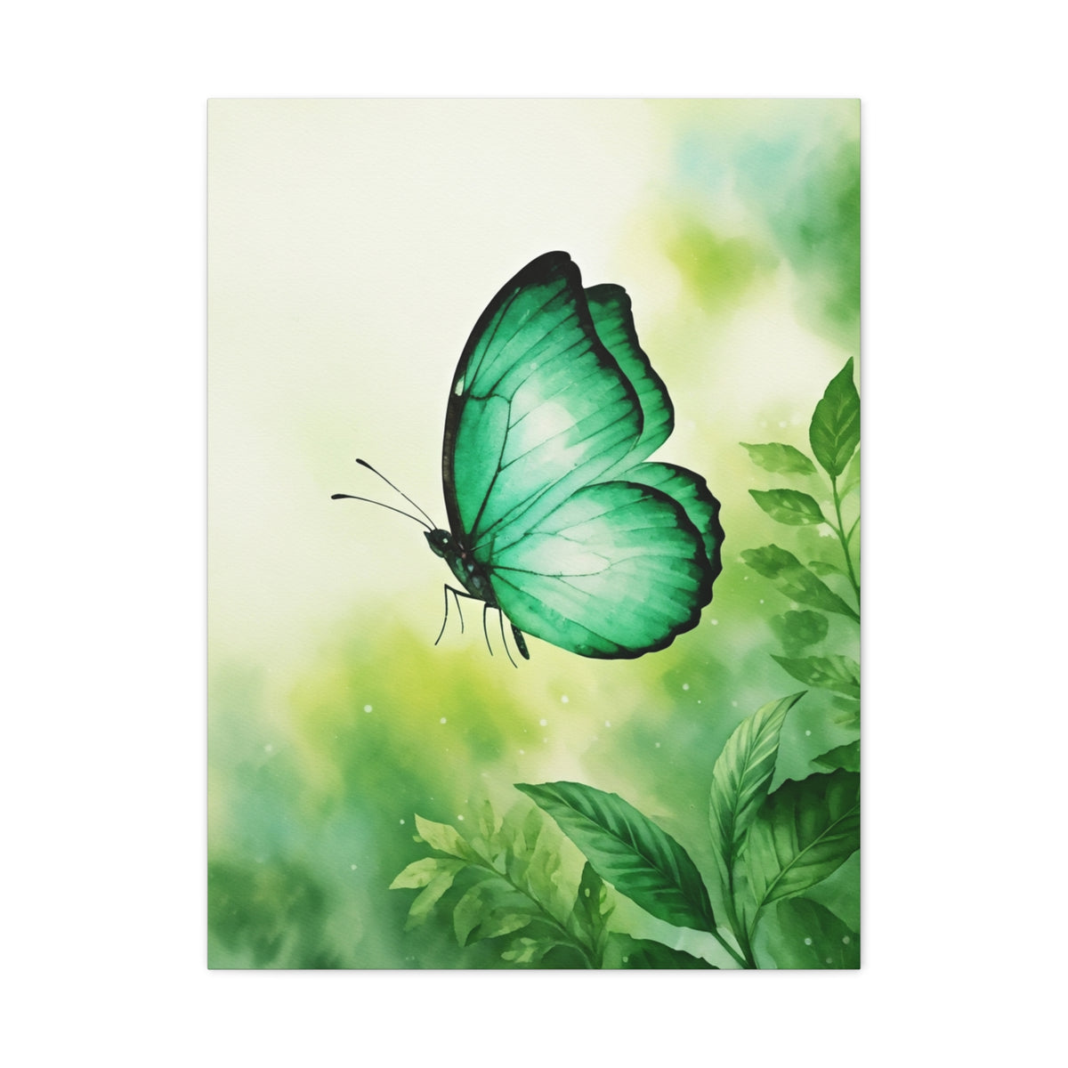 Emerald Forest Butterfly Dream Wall Art & Canvas Prints