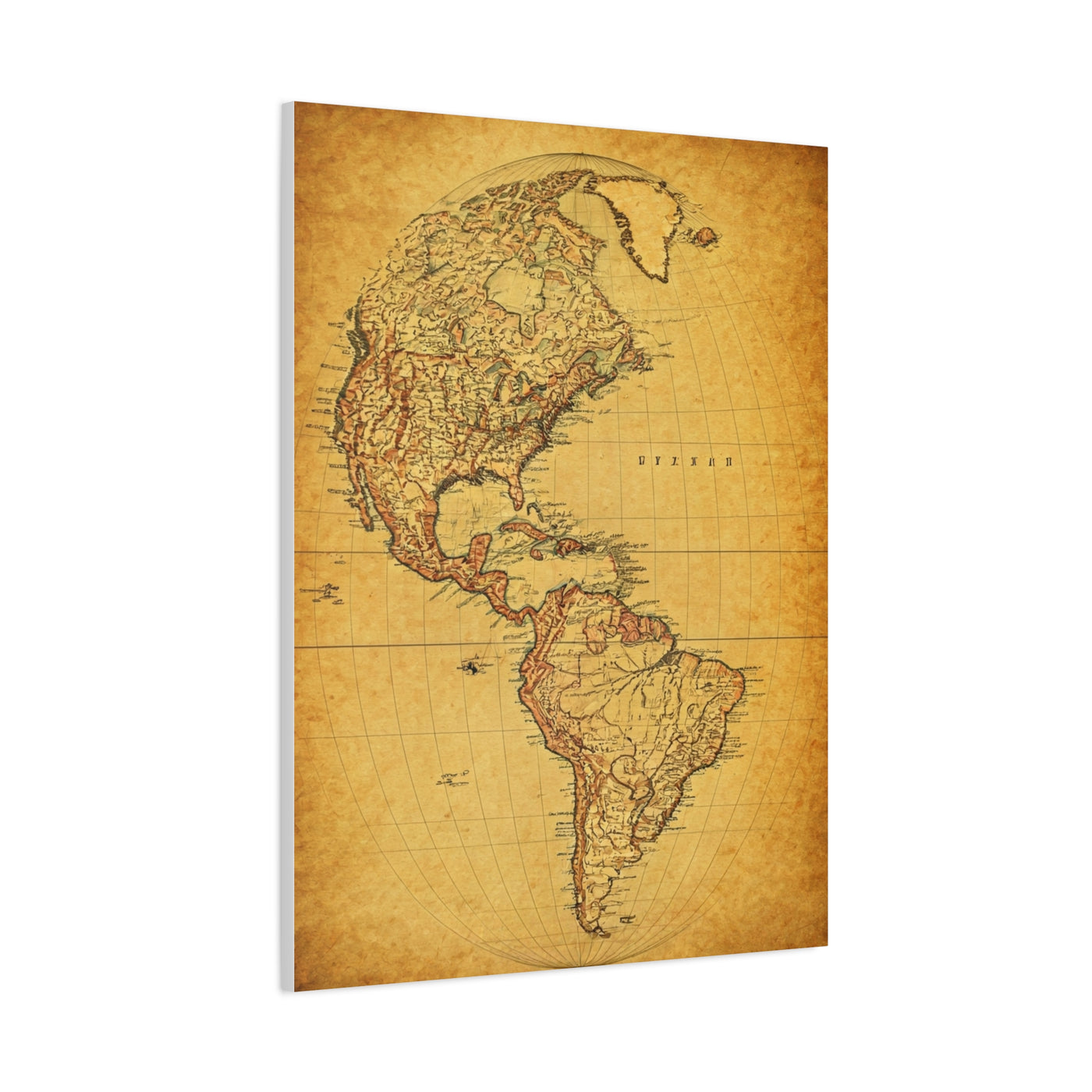 Nautical Ship Map Antique Wall Art & Canvas Prints