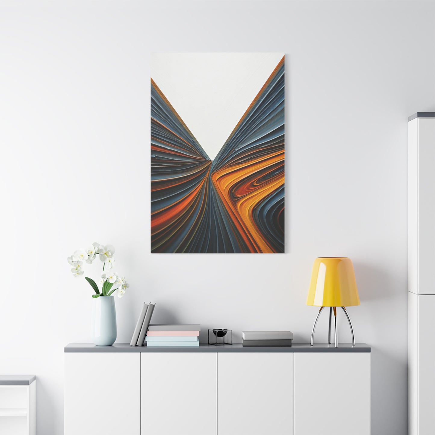 Converging Pathways Abstract Wall Art & Canvas Prints