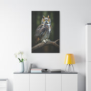 Majestic Owl Perch Wall Art & Canvas Prints