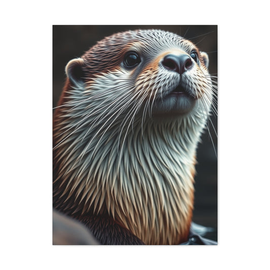 Supreme Otter Art Beautiful Collection Wall Art & Canvas Print