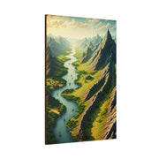 Mountain River Valley Wall Art & Canvas Prints
