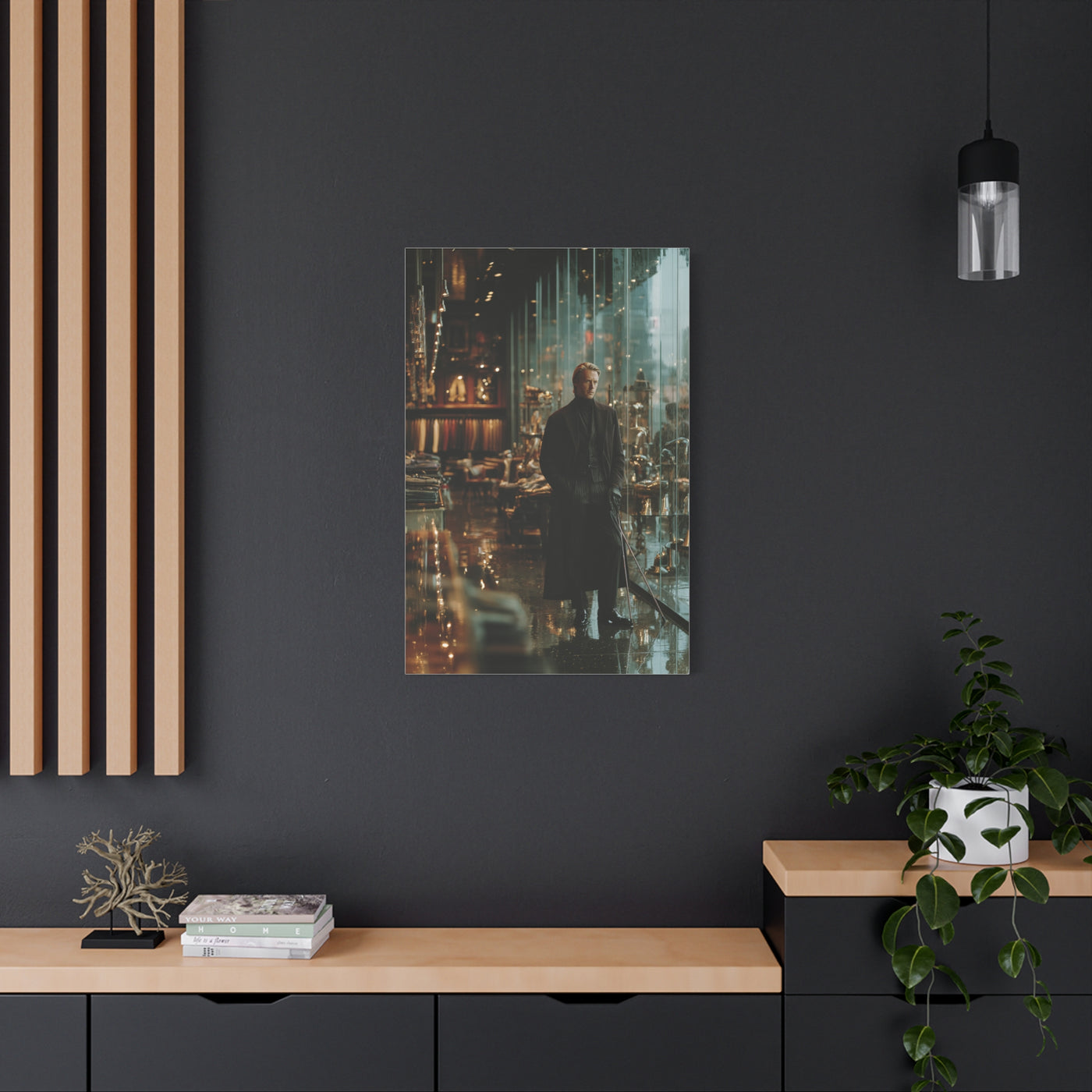 Modern Luxury Golfer Editorial Portrait Wall Art & Canvas Print