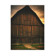 Weathered Barn Under Dramatic Sky Wall Art & Canvas Prints