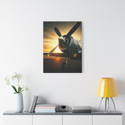 Propeller Power at Golden Hour Wall Art & Canvas Prints