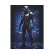 Futuristic Armored Sentinel Wall Art & Canvas Prints