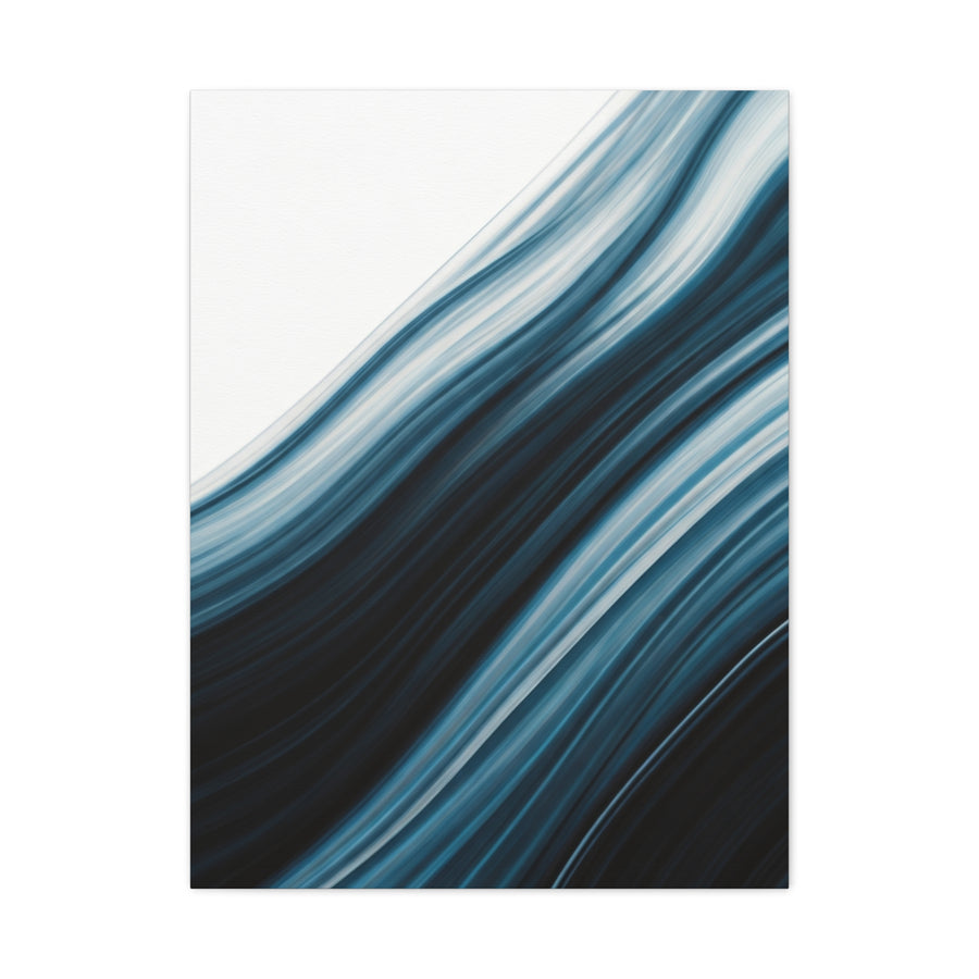 Midnight Tide Flow Abstract Wall Art & Canvas Prints