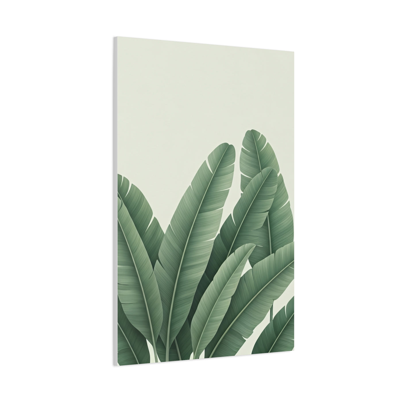 Tropical Banana Leaves Minimal Botanical Wall Art & Canvas Prints