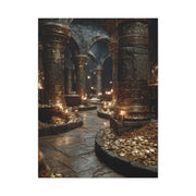 Hidden Treasury Gold Chamber Wall Art & Canvas Print