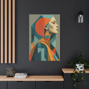 Abstract Modernist Profile Composition Wall Art & Canvas Print