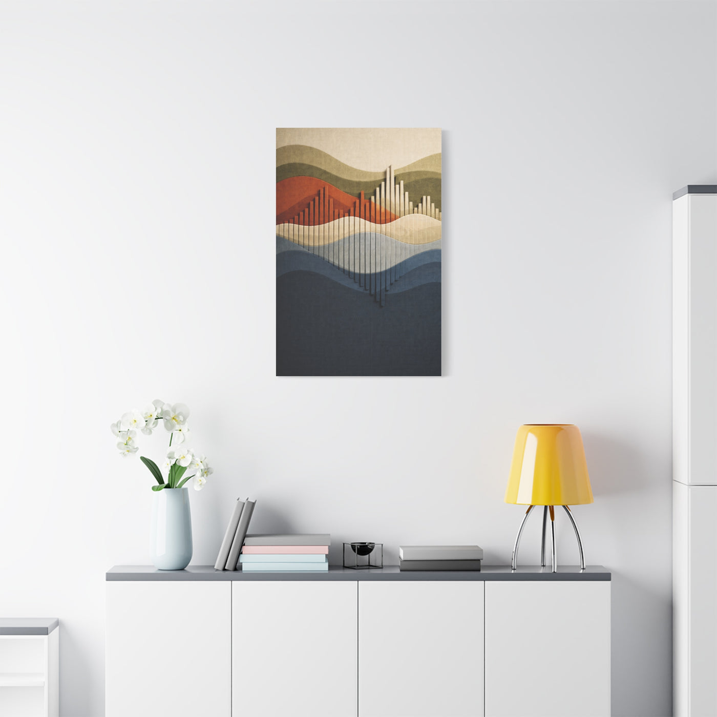 Futuristic Soundform Resonance Wall Art & Canvas Print