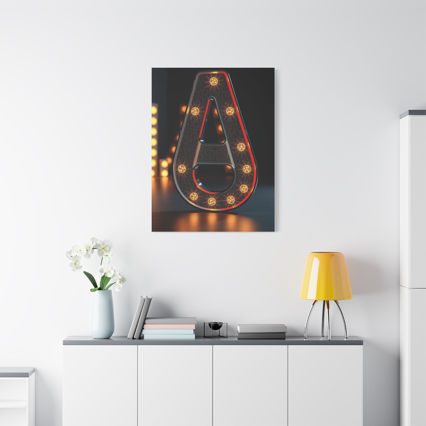 Elite A Alphabet & Letter Art Vision Wall Art & Canvas Print