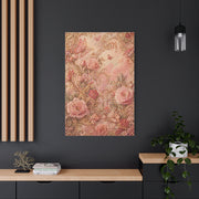 Blush Rococo Floral Fantasy Wall Art & Canvas Print