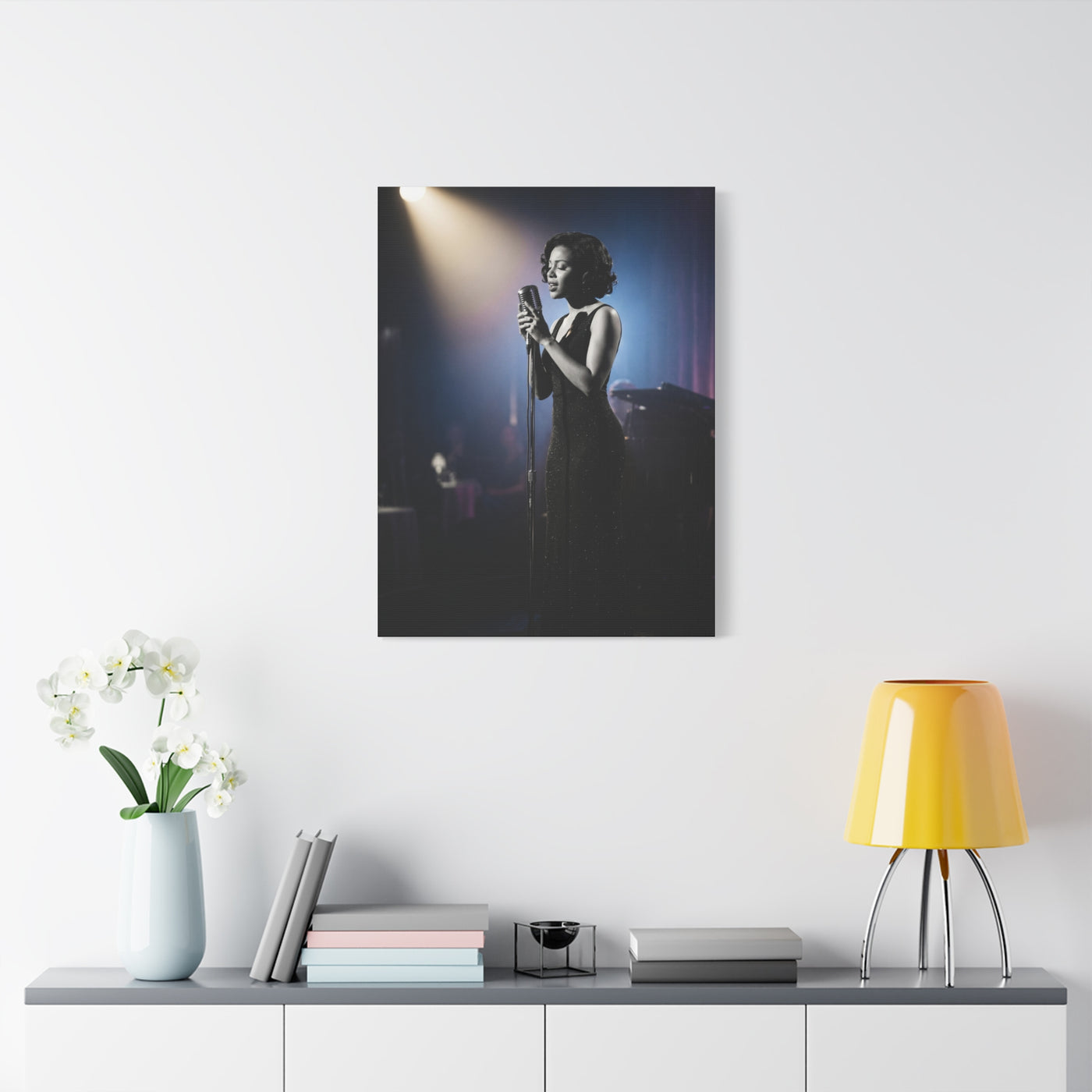 Ambient Turntable Night Mood Wall Art & Canvas Print