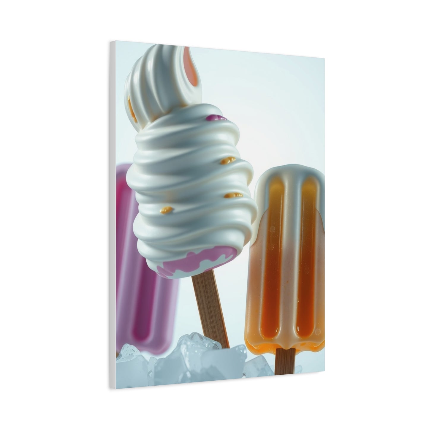 Ice Cream & Popsicle Art Supreme Canvas Wall Art & Canvas Print