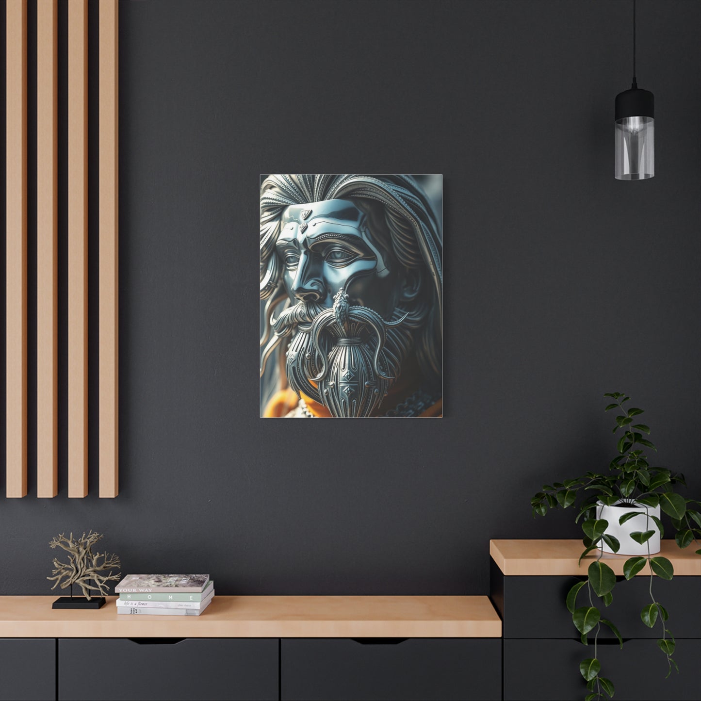 Gilded Greyscape Masterpiece wall art & canvas print