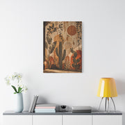 Desert Graffiti Botanical Street Wall Art & Canvas Print
