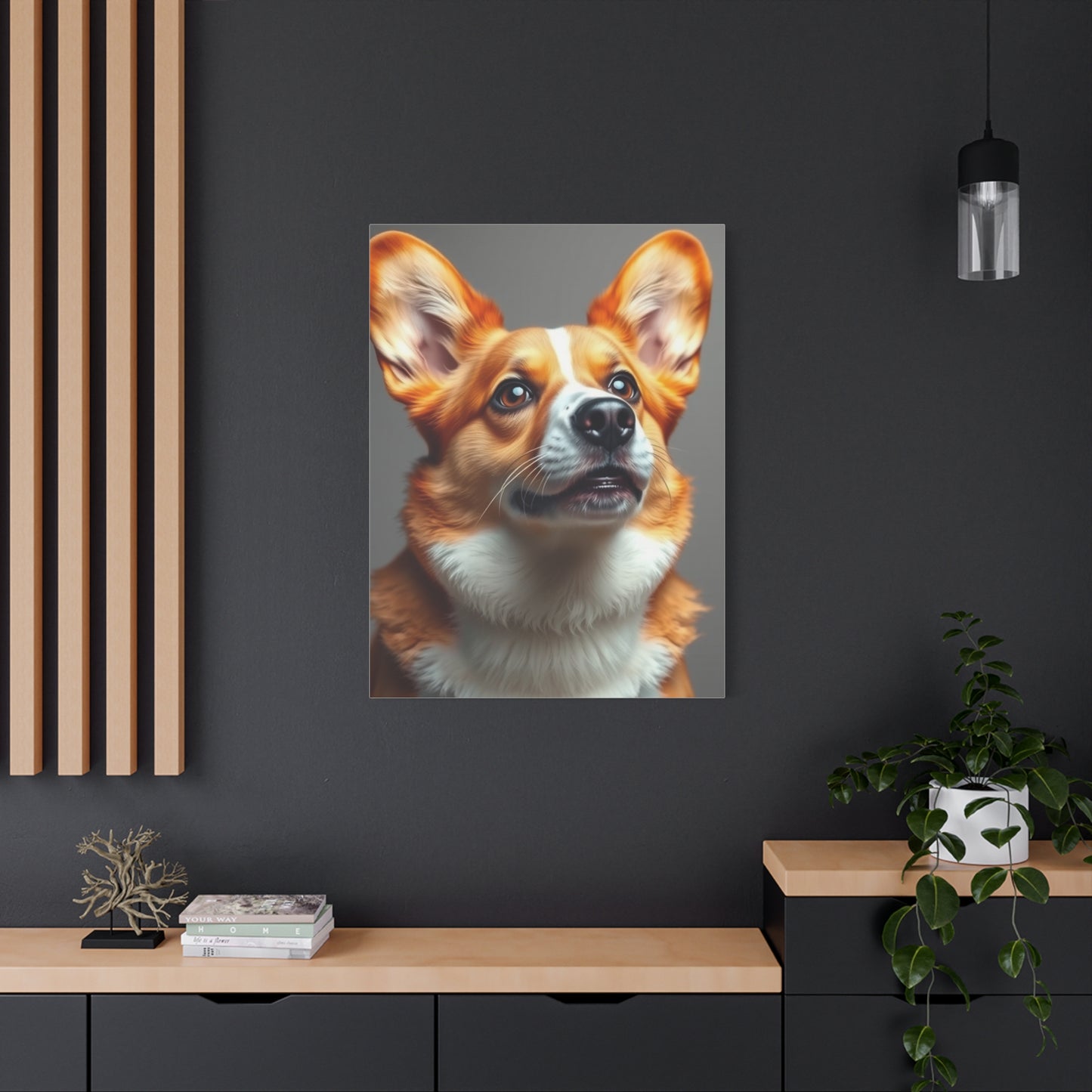 Corgi Dog Art Supreme Canvas Wall Art & Canvas Print