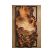 Live Edge Desert Mesa Southwest Wall Art & Canvas Print