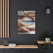 Eroded Earth Layer Abstraction Wall Art & Canvas Print