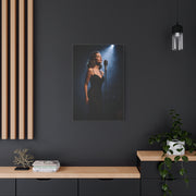 Jazz Vocalist Spotlight Elegance Wall Art & Canvas Print