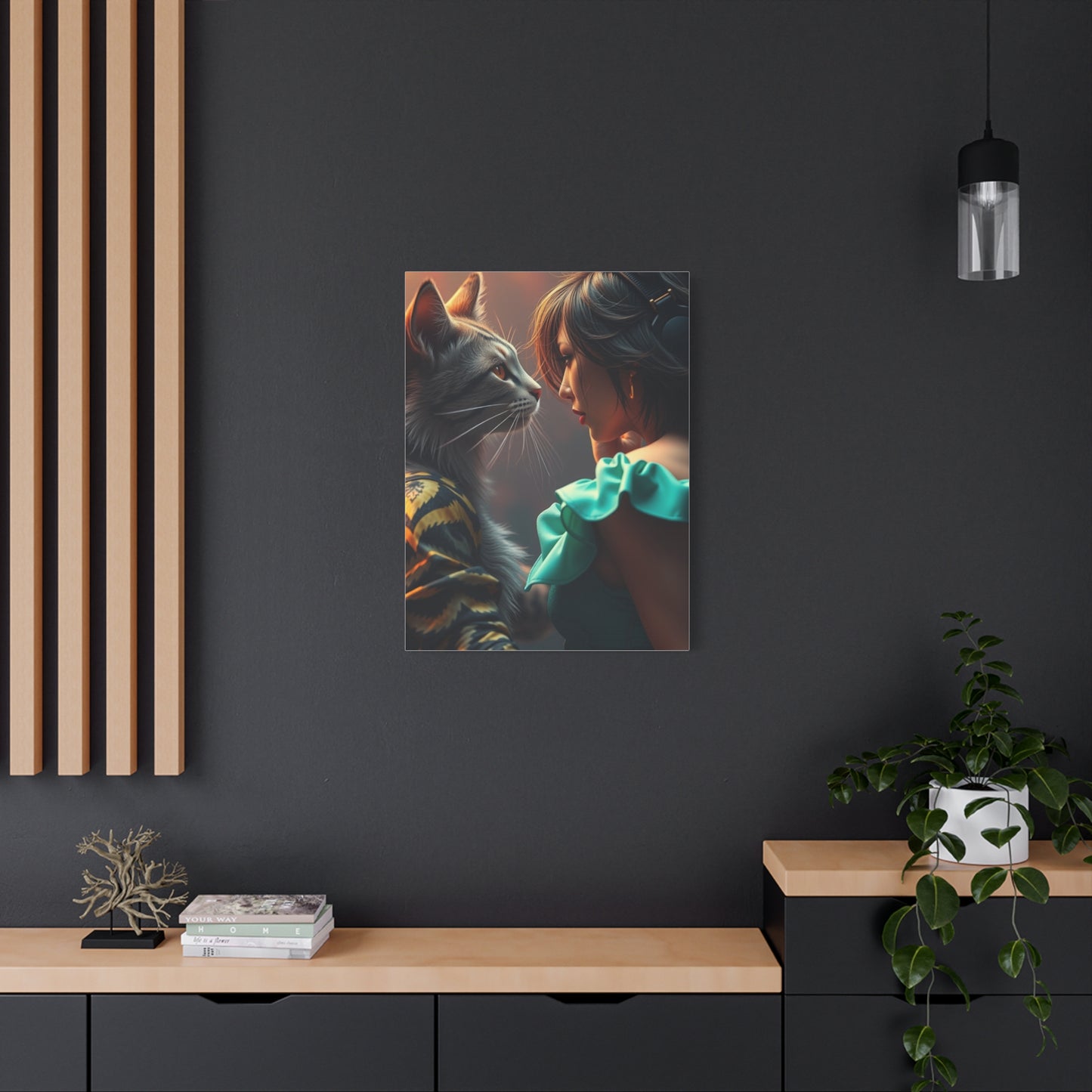 Masterpiece Catfight Art Vision Wall Art & Canvas Print