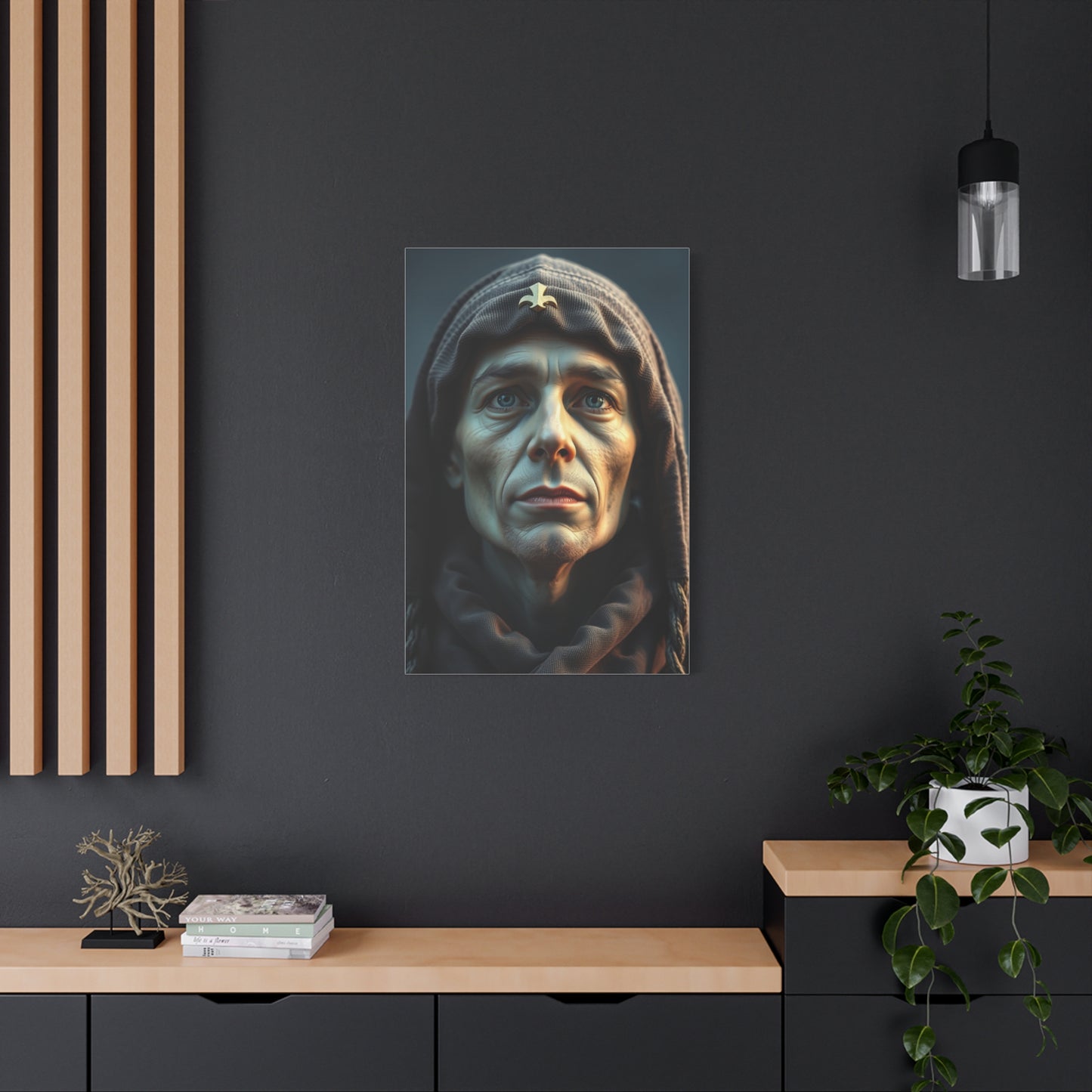 Blue & Gray Art Luxury Canvas Wall Art & Canvas Print