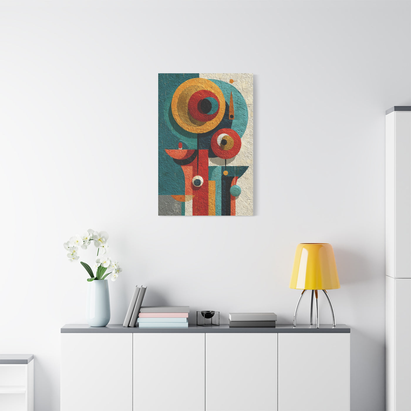 Sculptural Abstract Form Composition Wall Art & Canvas Print