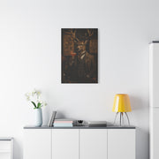 Aristocratic Deer Gentleman Cocktail Portrait Wall Art & Canvas Print