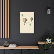 Dreamy Hot Air Balloon Nursery Wall Art & Canvas Print