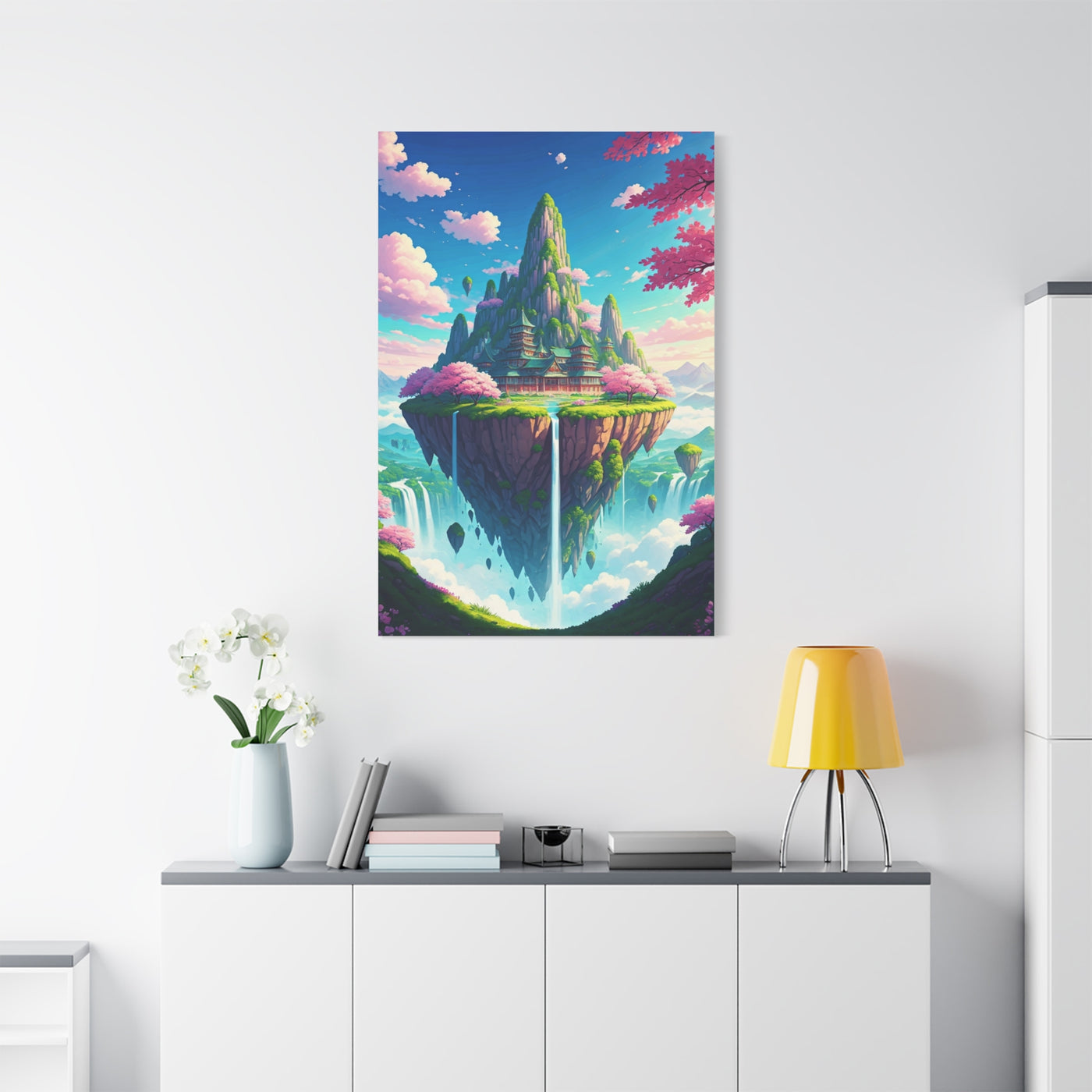 Floating Mountain Sanctuary Wall Art & Canvas Prints
