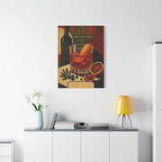 Vintage Negroni Cocktail Poster Wall Art & Canvas Print