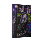 Urban Rebel Bunny NYC Street Wall Art & Canvas Print