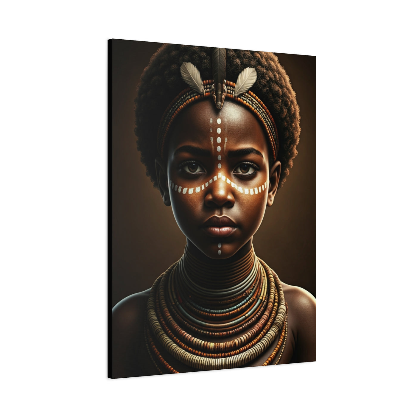 Golden Spirit Child Portrait Wall Art & Canvas Prints