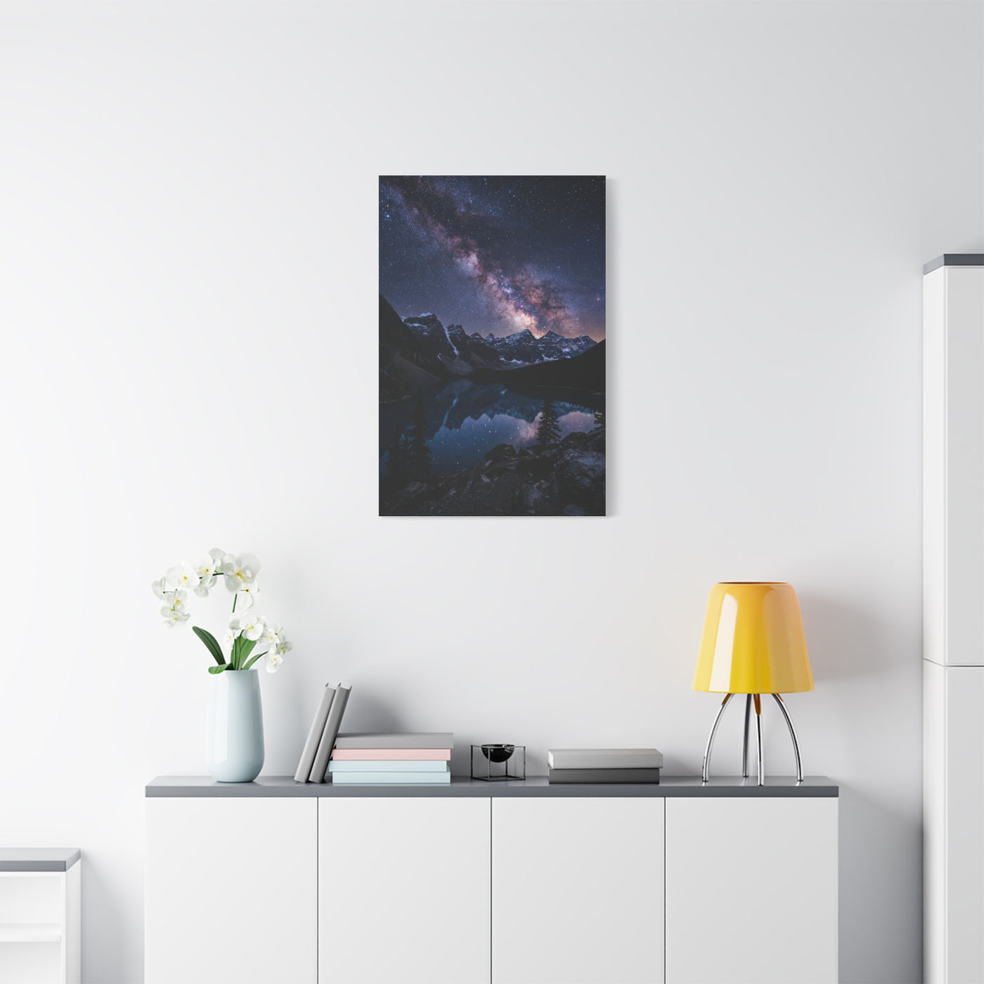 Milky Way Alpine Lake Wall Art & Canvas Print